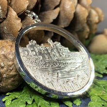 Load image into Gallery viewer, Celtic Castle Necklace, Kylemore Abbey, Irish Jewelry, Irish Castle Necklace, Ireland Gift, Castle Jewelry, Mom Gift, Wife Gift