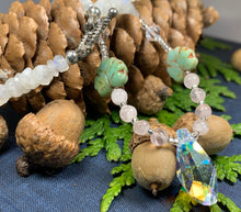 Load image into Gallery viewer, Celtic Crystal Necklace, Gemstone Jewelry, Garnet Jewelry, Teacher Gift, Sister Gift, Girlfriend Gift, Mom Gift, Wife Gift, Yoga Gift