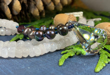 Load image into Gallery viewer, Celtic Crystal Necklace, Gemstone Jewelry, Garnet Jewelry, Teacher Gift, Sister Gift, Girlfriend Gift, Mom Gift, Wife Gift, Yoga Gift