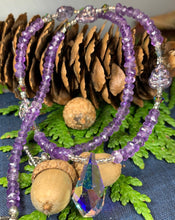 Load image into Gallery viewer, Celtic Crystal Necklace, Gemstone Jewelry, Garnet Jewelry, Teacher Gift, Sister Gift, Girlfriend Gift, Mom Gift, Wife Gift, Yoga Gift