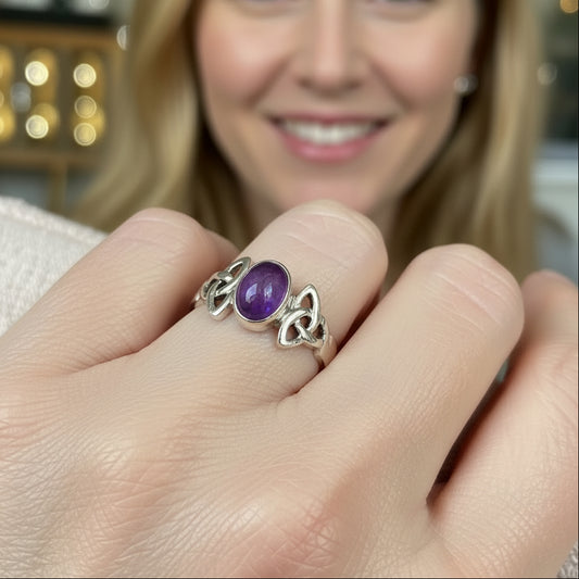 Trinity Knot Ring, Celtic Jewelry, Irish Jewelry, Celtic Knot Jewelry, Ireland Ring, Irish Dance Gift, Anniversary Gift, Scotland Jewelry
