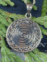 Load image into Gallery viewer, Celtic Spiral Necklace, Celtic Jewelry, Irish Jewelry, Scotland Jewelry, Norse Jewelry, Wiccan Jewelry, Pagan Jewelry, Druid Jewelry