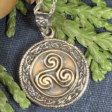 Load image into Gallery viewer, Ancient Spirit Celtic Spiral Necklace 03