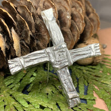 Load image into Gallery viewer, Saint Bridget's Cross Brooch, Celtic Pin, Religious Jewelry, Irish Cross Pin, Celtic Cross Gift, Sister Gift, Mom Gift, Ireland Gift