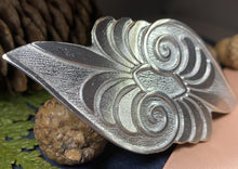 Load image into Gallery viewer, Celtic Blossom Hair Clip, Celtic Barrette, Irish Jewelry, Celtic Spiral Clip, Friendship Gift, Celtic Hair Slide, Norse Jewelry, Irish Gift