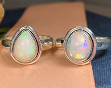 Load image into Gallery viewer, Highland Sunset Ring, Celtic Jewelry, Opal Ring, Gemstone Jewelry, Scotland Ring, Wiccan Jewelry, Anniversary Gift, Opal Jewelry, Wife Gift