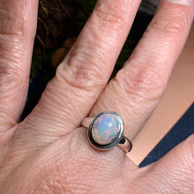 Load image into Gallery viewer, Highland Sunset Ring, Celtic Jewelry, Opal Ring, Gemstone Jewelry, Scotland Ring, Wiccan Jewelry, Anniversary Gift, Opal Jewelry, Wife Gift