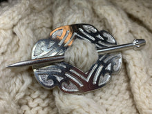 Load image into Gallery viewer, Celtic Scarf Ring, Scotland Jewelry, Irish Jewelry, Celtic Jewelry, Outlander Jewelry, Celtic Spiral Jewelry, Sister Gift, Scarf Slide