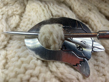 Load image into Gallery viewer, Cozy Fox Scarf Ring, Scotland Jewelry, Irish Jewelry, Celtic Jewelry, Outlander Jewelry, Celtic Spiral Jewelry, Sister Gift, Scarf Slide