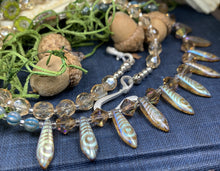 Load image into Gallery viewer, Peacock Crystal Necklace, Gemstone Jewelry, Garnet Jewelry, Teacher Gift, Sister Gift, Girlfriend Gift, Mom Gift, Wife Gift, Yoga Gift