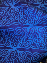Load image into Gallery viewer, Celtic Scarf, Batik Scarf, Celtic Wrap, Celtic Knot Gift, Teacher Gift, Mom Gift, Sister Gift, Wife Gift, Irish Gift, Colorful Scarf