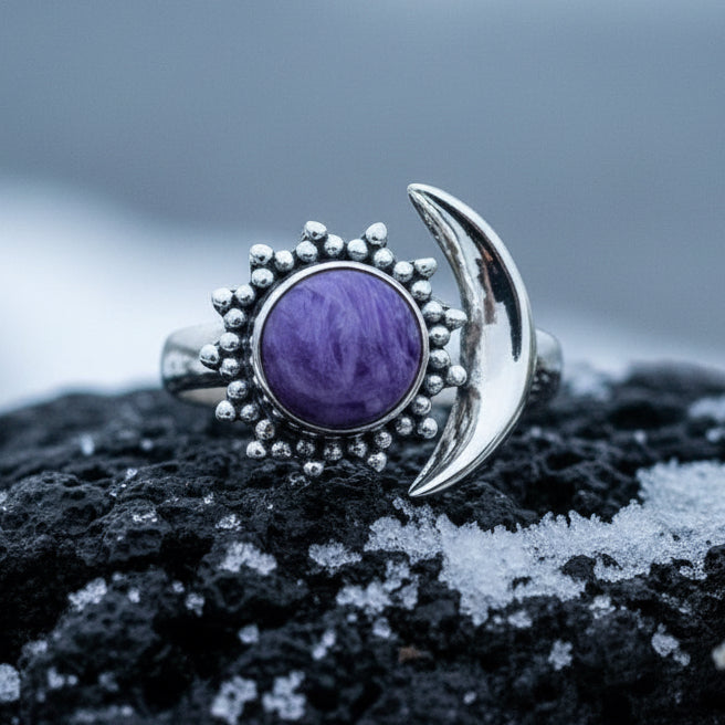 Bella Luna Crescent Moon Ring — view 8