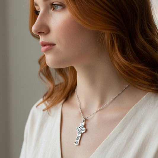 Ballinalee Celtic Cross Necklace 02