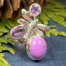 Load image into Gallery viewer, Dragonfly Ring, Celtic Jewelry, Nature Ring, Outlander Jewelry, Girlfriend Gift, Anniversary Gift, Friendship Gift, Mom Gift, Sister Gift