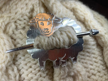 Load image into Gallery viewer, Sheep Scarf Ring, Scotland Jewelry, Irish Jewelry, Celtic Jewelry, Outlander Jewelry, Celtic Spiral Jewelry, Sister Gift, Scarf Slide