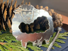 Load image into Gallery viewer, Sheep Scarf Ring, Scotland Jewelry, Irish Jewelry, Celtic Jewelry, Outlander Jewelry, Celtic Spiral Jewelry, Sister Gift, Scarf Slide