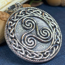 Load image into Gallery viewer, Celtic Spiral Necklace, Celtic Jewelry, Irish Jewelry, Scotland Jewelry, Norse Jewelry, Wiccan Jewelry, Pagan Jewelry, Druid Jewelry