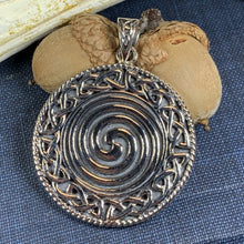 Load image into Gallery viewer, Celtic Spiral Necklace, Celtic Jewelry, Irish Jewelry, Scotland Jewelry, Norse Jewelry, Wiccan Jewelry, Pagan Jewelry, Druid Jewelry