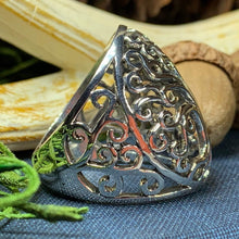 Load image into Gallery viewer, Tree of Life Ring, Celtic Jewelry, Irish Jewelry, Norse Jewelry, Irish Gift, Tree Ring, Anniversary Gift, Bridal Jewelry, Sweet 16 Gift
