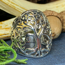 Load image into Gallery viewer, Tree of Life Ring, Celtic Jewelry, Irish Jewelry, Norse Jewelry, Irish Gift, Tree Ring, Anniversary Gift, Bridal Jewelry, Sweet 16 Gift