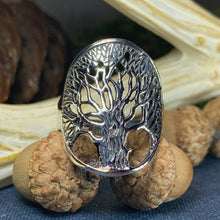 Load image into Gallery viewer, Tree of Life Ring, Celtic Jewelry, Irish Jewelry, Norse Jewelry, Irish Gift, Tree Ring, Anniversary Gift, Bridal Jewelry, Sweet 16 Gift