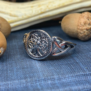 Tree of Life Ring, Celtic Jewelry, Irish Jewelry, Norse Jewelry, Celtic Knot Ring, Anniversary Gift, Wiccan Jewelry, Trinity Knot Ring