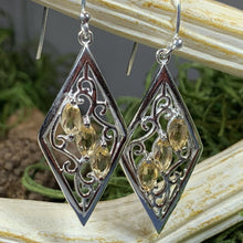 Load image into Gallery viewer, Celtic Knot Earrings, Celtic Jewelry, Irish Jewelry, Love Knot Jewelry, Bridal Jewelry, Gemstone Jewelry, Scotland Jewelry, Mom Gift
