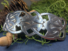 Load image into Gallery viewer, Celtic Knot Hair Clip, Celtic Barrette, Irish Jewelry, Pagan Jewelry, Friendship Gift, Wiccan Jewelry, Norse Jewelry, Ireland Barrette
