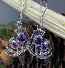 Load image into Gallery viewer, Thistle Earrings, Celtic Jewelry, Scotland Jewelry, Outlander Jewelry, Girlfriend Gift, Sister Gift, Mom Gift, Nature Jewelry, Wife Gift