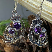 Load image into Gallery viewer, Thistle Earrings, Celtic Jewelry, Scotland Jewelry, Outlander Jewelry, Girlfriend Gift, Sister Gift, Mom Gift, Nature Jewelry, Wife Gift