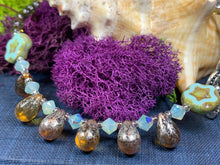 Load image into Gallery viewer, Lotus Dawn Crystal Necklace, Gemstone Jewelry, Boho Jewelry, Teacher Gift, Sister Gift, Girlfriend Gift, Mom Gift, Wife Gift, Yoga Gift