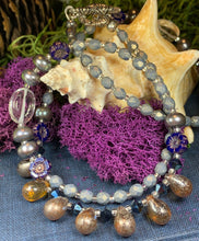 Load image into Gallery viewer, Celtic Twilight Crystal Necklace, Gemstone Jewelry, Boho Jewelry, Teacher Gift, Sister Gift, Girlfriend Gift, Mom Gift, Wife Gift, Yoga Gift