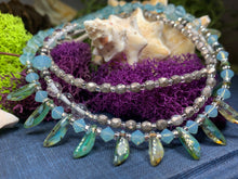 Load image into Gallery viewer, Irish Summer Crystal Necklace, Gemstone Jewelry, Boho Jewelry, Teacher Gift, Sister Gift, Girlfriend Gift, Mom Gift, Wife Gift, Yoga Gift