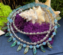 Load image into Gallery viewer, Irish Summer Crystal Necklace, Gemstone Jewelry, Boho Jewelry, Teacher Gift, Sister Gift, Girlfriend Gift, Mom Gift, Wife Gift, Yoga Gift