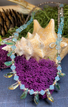 Load image into Gallery viewer, Irish Summer Crystal Necklace, Gemstone Jewelry, Boho Jewelry, Teacher Gift, Sister Gift, Girlfriend Gift, Mom Gift, Wife Gift, Yoga Gift