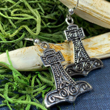 Load image into Gallery viewer, Arvid Thor's Hammer Earrings 07