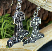 Load image into Gallery viewer, Arvid Thor&#39;s Hammer Earrings 04
