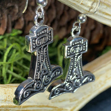 Load image into Gallery viewer, Arvid Thor's Hammer Earrings 04