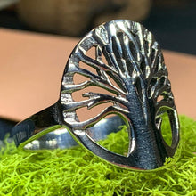 Load image into Gallery viewer, Tree of Life Ring, Celtic Jewelry, Irish Jewelry, Norse Jewelry, Irish Gift, Tree Ring, Anniversary Gift, Bridal Jewelry, Sweet 16 Gift
