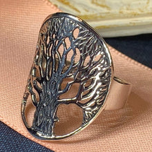Load image into Gallery viewer, Tree of Life Ring, Celtic Jewelry, Irish Jewelry, Norse Jewelry, Irish Gift, Tree Ring, Anniversary Gift, Bridal Jewelry, Sweet 16 Gift