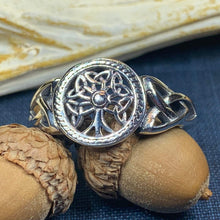 Load image into Gallery viewer, Tree of Life Ring, Celtic Jewelry, Irish Jewelry, Norse Jewelry, Celtic Knot Ring, Anniversary Gift, Wiccan Jewelry, Trinity Knot Ring