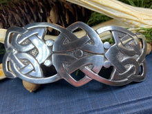 Load image into Gallery viewer, Celtic Knot Hair Clip, Celtic Barrette, Irish Jewelry, Pagan Jewelry, Friendship Gift, Wiccan Jewelry, Norse Jewelry, Ireland Barrette
