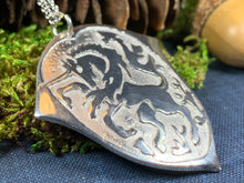 Load image into Gallery viewer, Unicorn of Scotland Necklace, Unicorn Jewelry, Animal Jewelry, Scotland Jewelry, Celtic Jewelry, Pagan Jewelry, Anniversary Gift,