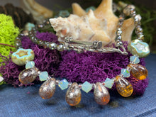 Load image into Gallery viewer, Lotus Dawn Crystal Necklace, Gemstone Jewelry, Boho Jewelry, Teacher Gift, Sister Gift, Girlfriend Gift, Mom Gift, Wife Gift, Yoga Gift