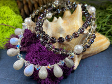 Load image into Gallery viewer, Celtic Dawn Crystal Necklace, Gemstone Jewelry, Pearl Jewelry, Teacher Gift, Sister Gift, Girlfriend Gift, Mom Gift, Wife Gift, Yoga Gift