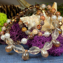 Load image into Gallery viewer, Autumn Whisper Crystal Necklace, Gemstone Jewelry, Boho Jewelry, Teacher Gift, Sister Gift, Girlfriend Gift, Mom Gift, Wife Gift, Yoga Gift