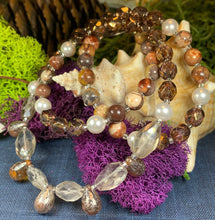 Load image into Gallery viewer, Autumn Whisper Crystal Necklace, Gemstone Jewelry, Boho Jewelry, Teacher Gift, Sister Gift, Girlfriend Gift, Mom Gift, Wife Gift, Yoga Gift