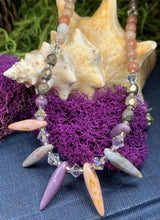 Load image into Gallery viewer, Highland Sunrise Crystal Necklace, Crystal Jewelry, Boho Jewelry, Teacher Gift, Sister Gift, Girlfriend Gift, Mom Gift, Wife Gift, Yoga Gift