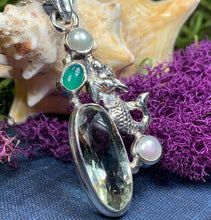 Load image into Gallery viewer, Mermaid Necklace, Celtic Jewelry, Nautical Jewelry, Anniversary Gift, Ocean Jewelry, Friendship Gift, Beach Lover Jewelry, Sea Jewelry
