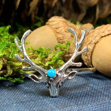Load image into Gallery viewer, Stag Ring, Scotland Jewelry, Scottish Stag, Hunter Gift, Nature Jewelry, Pagan Jewelry, Wiccan Jewelry, Animal Jewelry, Deer Ring